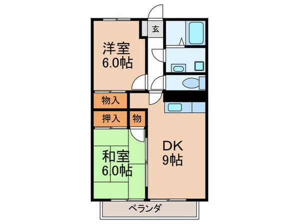 ニューセジュール西舞子の物件間取画像